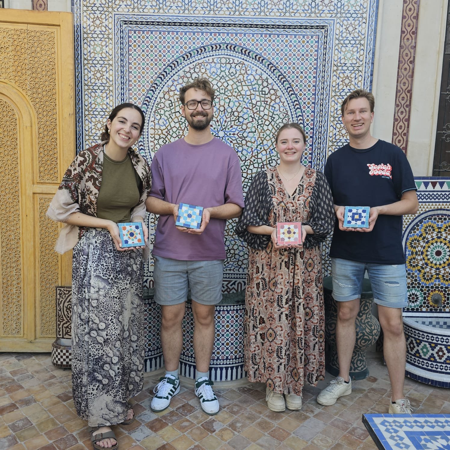 Pottery and zellige studio in Fes