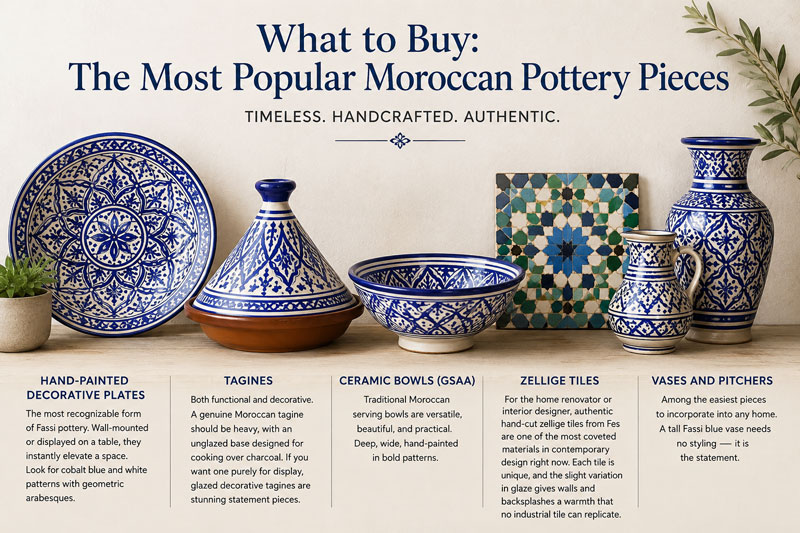 What-to-Buy-The-Most-Popular-Moroccan-Pottery-Pieces What to Buy: The Most Popular Moroccan Pottery Pieces