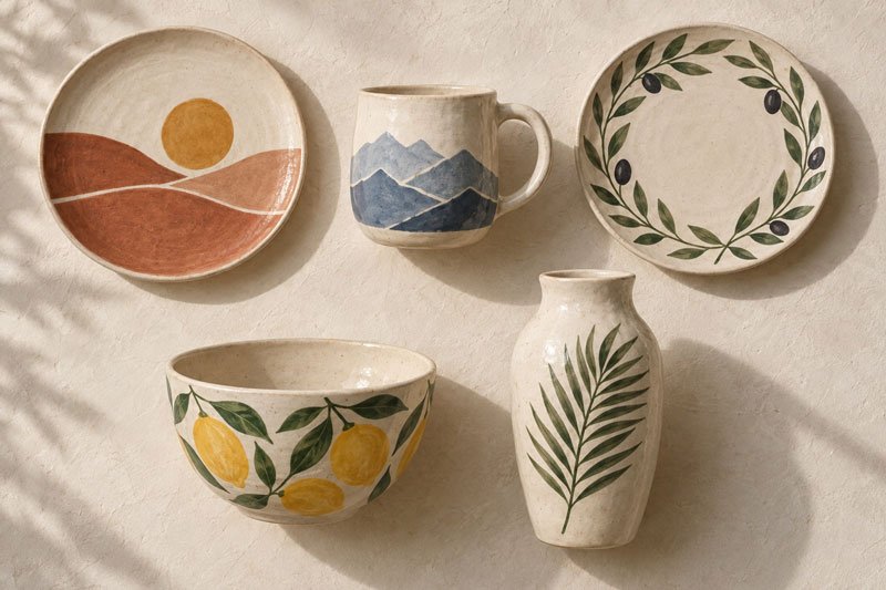 Colorful-pottery-painting-ideas-inspired-by-Moroccan-landscapes Colorful pottery painting ideas inspired by Moroccan landscapes