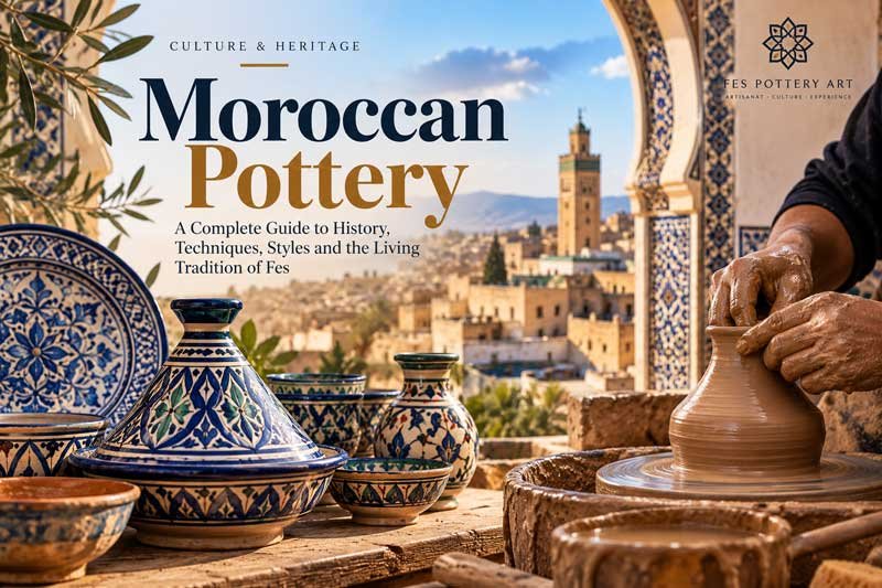 MOROCCAN POTTER: The Complete Guide to History, Techniques, Regional Styles & the Living Tradition of Fes